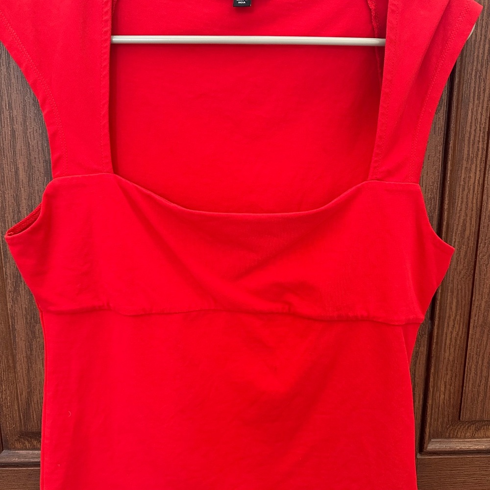 J. Crew Vibrant Scarlet Tank Top